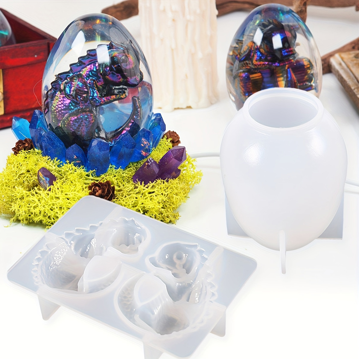 Moules à œufs de Dragon en Sil - Resin Craft Ideas avis et prix