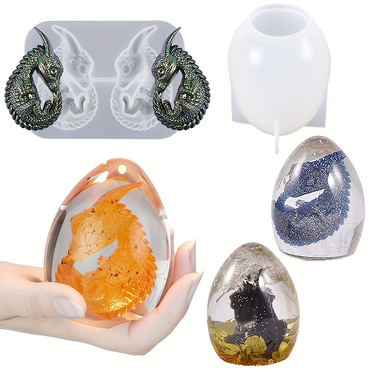 Moules à œufs de Dragon en Sil - Resin Craft Ideas avis et prix