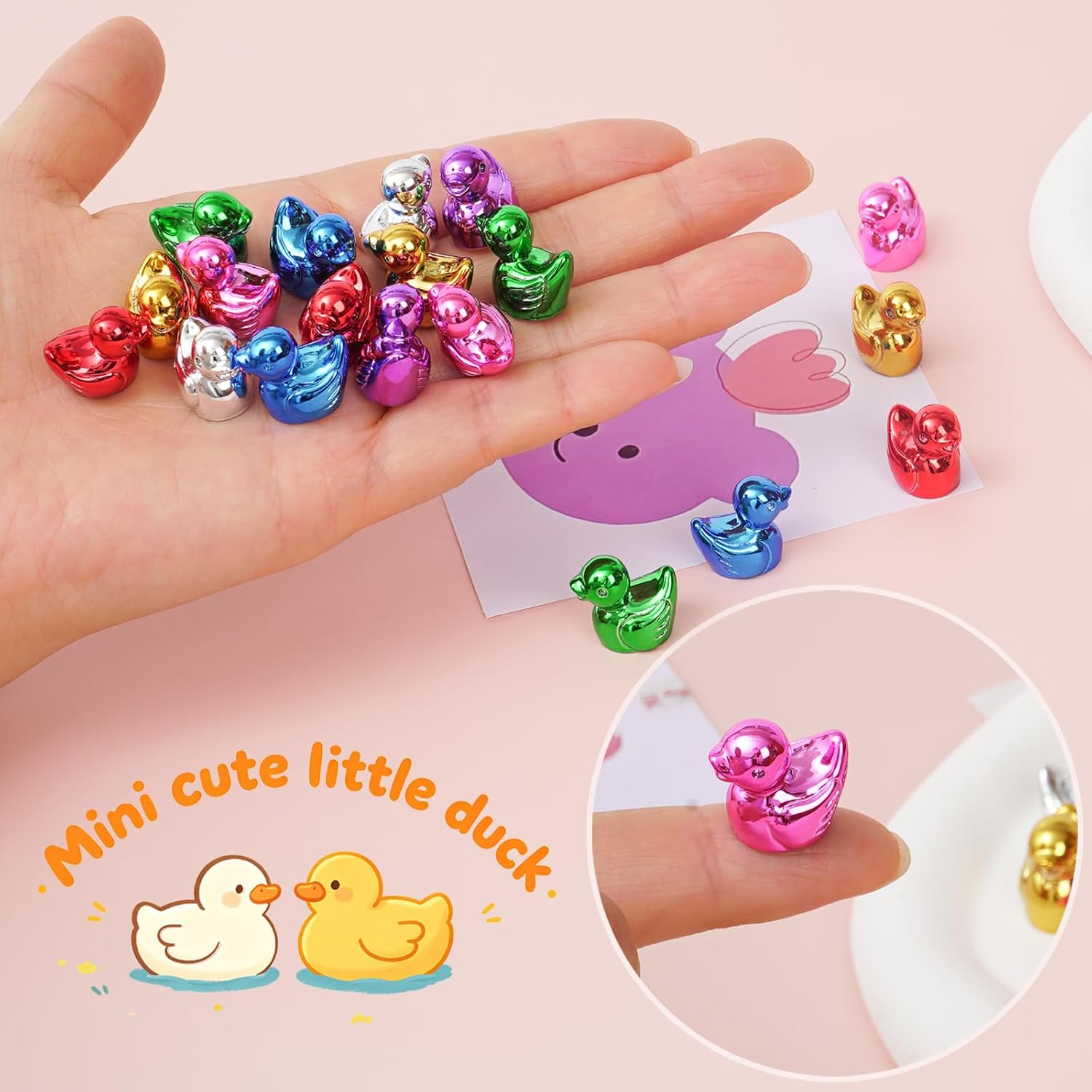 40 mini-canards colorés électr - Crafting Resin avis et prix